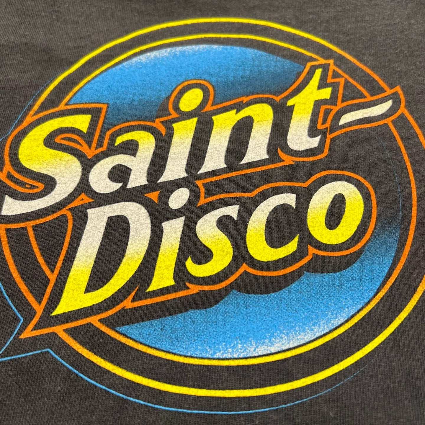 SAINT Mxxxxxx x TEFLON DISCO SAINT DISCO ML_LS TEE/BLK Eagle Feather Spider Web Distressed Long Sleeve S-XL Ready-to-wear Assute dyeing, water spray fading treatment, customized TEFLON DISCO co-branded accessories, hand-splashed ink, wormhole fraying treatment, genuine level printing process